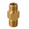 Image de Rosfix Adaptateur Haute Pression 1/4" Mâle-Mâle   Laiton Massif Anticorrosion | Filetage Précis | Pour Eau et Air | compatible avec nettoyeur haute pression