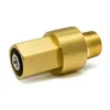 Image de Rosfix Adaptateur EASY!Lock Femelle vers M22x1,5 Mâle   Laiton Massif Anticorrosion | Pour Pistolet et Tuyau 14mm | compatible avec nettoyeur haute pression Kärcher