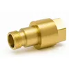 Image de Rosfix Adaptateur M22 Femelle vers TR22 Mâle   Laiton Haute Qualité, 300 Bar, 155°C | Pour Lance Easy!Lock et Pistolet Easy Press | compatible avec nettoyeur haute pression Kärcher HD HDS