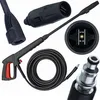 Image de Rosfix Pistolet de Nettoyage VARIO avec Tuyau 8m   Jet Réglable, Click Connect | Pression Élevée | compatible avec nettoyeur haute pression Bosch, AR, Black+Decker, Michelin