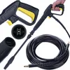 Image de Rosfix Set Pistolet + Lance Vario + Tuyau 8m   Jet Réglable, Click Connect | 180 Bar, 60°C | Compatible avec Nettoyeur Haute Pression Kärcher K2 K7