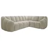 Image de MIUFORM Shell L Canapé d'angle 6 Places, Skandi, Droite, Beige