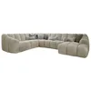 Image de MIUFORM Shell U Canapé avec accoudoir | 330x265x75cm | Canapé moderne en tissu facile à nettoyer | Canapé modulable | Forme L à gauche | Couleur: Beige