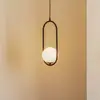 Image de Jupiter Suspension Samba, verre opale/noir à 1 lampe