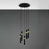 Image de Jupiter Suspension Alas, à 5 lampes, noir, métal, GU10