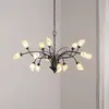 Image de Jupiter Suspension Gloriosa, verre, noir, 15 ampoules