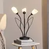 Image de Jupiter Lampe à poser Gloriosa, noir, verre, à 3 lampes