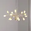 Image de Jupiter Suspension Gloriosa, verre, crème, 15 ampoules