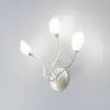 Image de Jupiter Applique murale Gloriosa, crème, verre, à 3 lampes