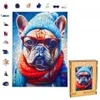 Image de Milliwood Puzzle en Bois - Gustav Bouledogue Grincheux