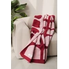 Image de Noo.ma - Plaid en coton Gilli rose des fleurs - 200x150 cm OS