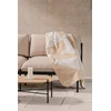 Image de Noo.ma - Plaid en coton Tul beige crème - 200x150 cm OS