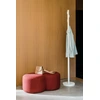 Image de Noo.ma - Pouf Umbo rouge coquelicot - 36.5x88x50 cm OS