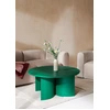 Image de Noo.ma - Table basse Gavo vert pastèque - 44x95x95 cm OS