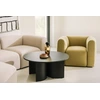 Image de Noo.ma - Table basse Gavo volcan noir - 44x95x95 cm OS