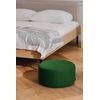 Image de Noo.ma - Pouf folklorique bas vert mousse - 25x50x50 cm OS