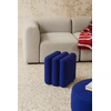 Image de Noo.ma - Pouf Radd laine de tarte aux myrtilles - 44.5x36x36 cm OS