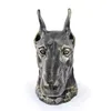 Image de Art-Dog Big Head Urne pour Chien Dobermann - Urne Artisanale en Résine avec Finition Bronze - Urne Durable pour Les Cendres de Chien - Taille Naturelle 40x20x38cm