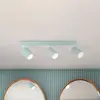 Image de TK Lighting Spot pour plafond Livia, vert menthe, 52 cm, à 3 lampes, métal, GU10