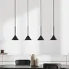 Image de TK Lighting Suspension Cono Mini, à 4 lampes, noir GU10