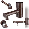 Image de KADAX Collecteur d'eau de pluie 80 mm pour tuyau de descente, voleur de pluie avec valve intégrée, collecteur d'eau en plastique de qualité supérieure, voleur d'eau (marron)