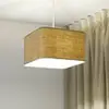 Image de Maco Design Suspension Kwadro, beige, 40 x 40 cm, tissu de jute