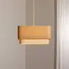 Image de Maco Design Suspension Kwadro Duo, crème/beige, 50x50cm, jute/lin