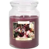 Image de Bougie parfumée vin chaud avec couvercle - Bougies parfumées en verre - Bougies esthétiques - Bougie dans un pot - Bougies en verre