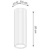 Image de SOLLUX LIGHTING Plafonnier carbone, doré, hauteur 20 cm, aluminium