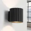 Image de SOLLUX LIGHTING Applique murale RIBLA, noire, Ø 10 cm, métal, G9
