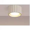 Image de SOLLUX LIGHTING Plafonnier RIBLA, beige, Ø 10 cm, métal, GX53