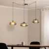 Image de EMIBIG LIGHTING Suspension Origo, fumé, décentré, verre, 3 lampes