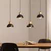 Image de EMIBIG LIGHTING Suspension Seco, longueur 90 cm, noir, métal/bois, 4 lampes