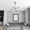 Image de EMIBIG LIGHTING Suspension Natsu, longueur 64 cm, métal, à 4 lampes.