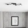 Image de EMIBIG LIGHTING Spot pour plafond Bet, longueur 80 cm, noir, métal, à 4 lampes.