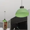 Image de EMIBIG LIGHTING Suspension Lunaro, verte, Ø 40 cm, métal