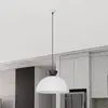 Image de EMIBIG LIGHTING Suspension Lunaro, blanc, Ø 40 cm, métal