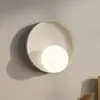 Image de EMIBIG LIGHTING Applique murale Kido K1, beige, acier/verre, Ø 20 cm