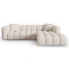 Image de Maison Héritage - Canapé d'angle Droit Modulaire Arden 4 Places beige - 300x190x70 cm OS