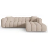Image de Maison Héritage - Canapé d'angle Droit Modulaire Arden 4 Places cappuccino - 300x190x70 cm OS