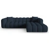 Image de Maison Héritage - Canapé d'angle Droit Modulaire Arden 4 Places bleu roi - 300x190x70 cm OS