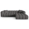 Image de Maison Héritage - Canapé d'angle Droit Modulaire Arden 4 Places gris - 300x190x70 cm OS