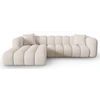 Image de Maison Héritage - Canapé d'angle Gauche Modulaire Arden 4 Places beige - 300x190x70 cm OS