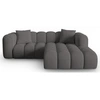 Image de Maison Héritage - Canapé d'angle Droit Modulaire Arden 3 Places gris - 238x190x70 cm OS
