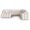 Image de Maison Héritage - Canapé d'angle Droit Panoramique Modulable Arden 6 Places beige - 330x238x70 cm OS