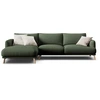 Image de CXL by Christian Lacroix - Canapé D'Angle Gauche Margot 4 Places vert mousse - 285x170x75 cm OS