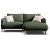 Image de CXL by Christian Lacroix - Canapé D'Angle Droit Margot 3 Places vert mousse - 200x170x76 cm OS