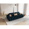 Image de Maison Héritage - Canapé velours convertible avec coffre Kimi 4 Places pétrole profond - 250x100x84 cm OS
