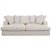 Image de Canape droit fixe beige 3 pl BOBOCHIC X CONFORAMA SIMEON
