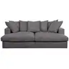 Image de Canape droit fixe gris 3 pl BOBOCHIC X CONFORAMA SIMEON
